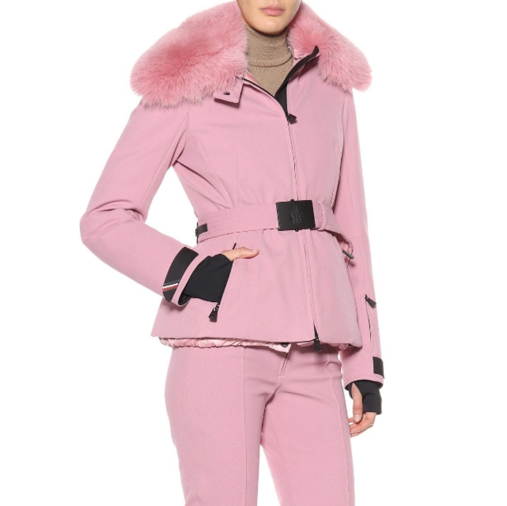 Moncler Grenoble Pink Down Bauges Jacket